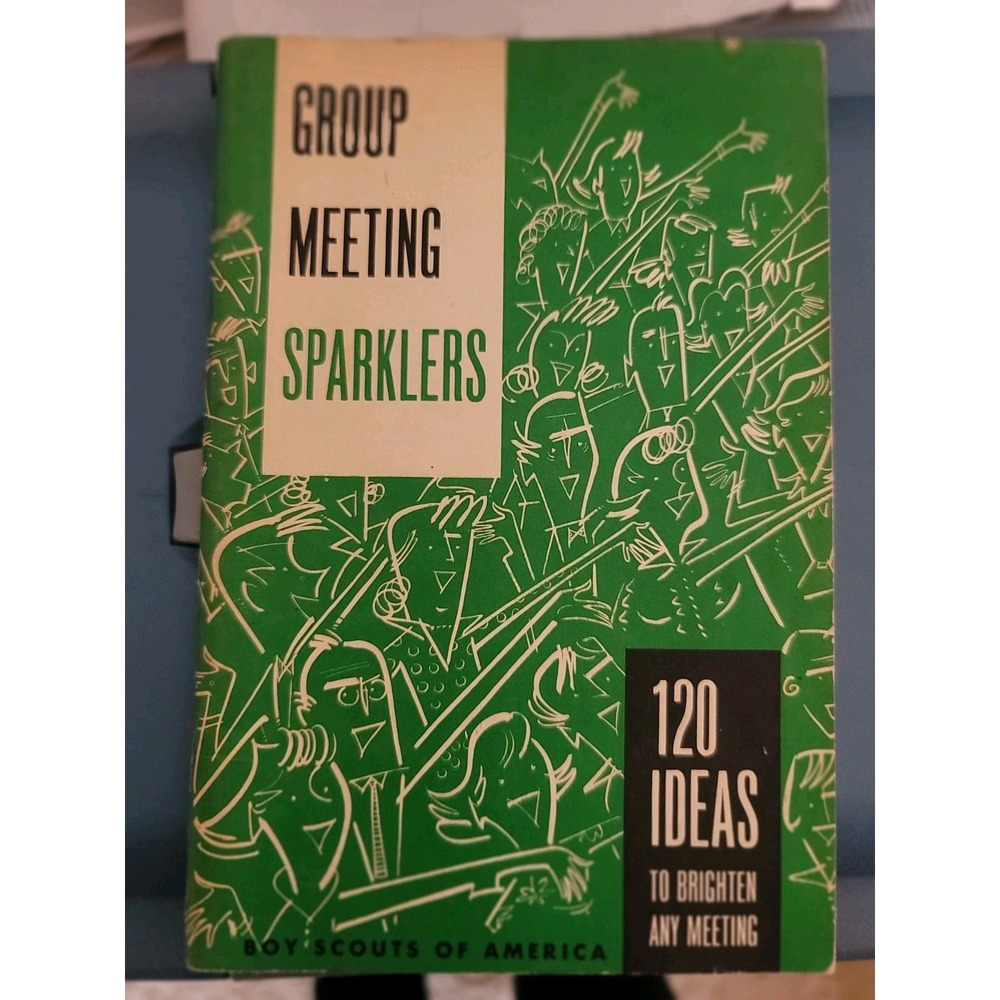Vintage 1962 Boy Scouts of America - Group Meeting Sparklers Guide Book B84